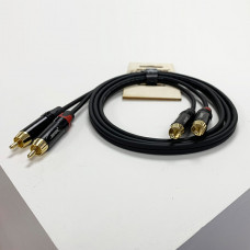 RCA2RCA-1m Компонентный кабель 2хRCA - 2хRCA, 1м, SHNOOR