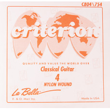 C804 Criterion Отдельная струна для классической гитары, 4-ая, La Bella