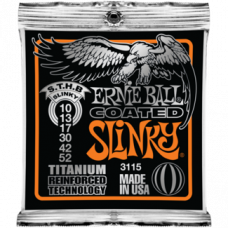 Струны Ernie Ball Coated Titanium Slinky 10-52 (3115)
