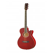 Фольковая гитара Homage с вырезом (LF-401C-R) 