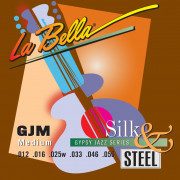 GJM-LE Gypsy Jazz Silk & Steel Medium Комплект струн для акустической гитары 12-56 LaBella