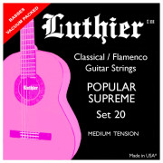 LU-20 Комплект струн для классической гитары, среднее натяжение, Luthier