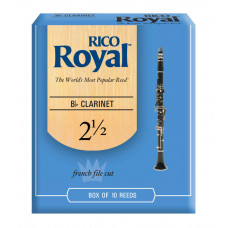 RCB0125-B250 Rico Royal Трости для кларнета Bb, размер 2.5, 250шт, Rico