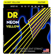 NYE7-10 Neon Yellow Комплект струн для 7-струнной электрогитары, никелированные, с покр., 10-56, DR