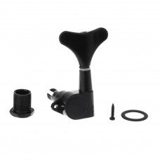 Колок Musiclily правый (реверсный) для бас-гитары Черный, 1шт (M178) 