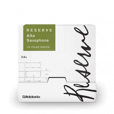 DJR01305-B25 Reserve Трости для саксофона альт, размер 3.0+, 25шт в индивидуальной упаковке, Rico