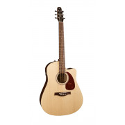 030910 Coastline S6 SLIM CW Spruce QIT Электро-акустическая гитара, с чехлом, узкий гриф, Seagull