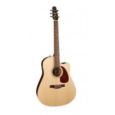030910 Coastline S6 SLIM CW Spruce QIT Электро-акустическая гитара, с чехлом, узкий гриф, Seagull