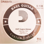 EXPXB130SL Coated Nickel Wound Отдельная струна для бас-гитары, с покрытием, 130, D'Addario