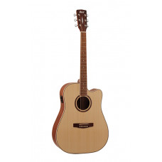 AD890CF-NT Standard Series Электро-акустическая гитара, с вырезом, натуральный, Cort