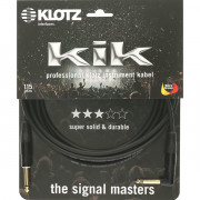 KIKKG4.5PRSW KIK Кабель инструментальный 4,5м, прямой/угловой коннекторы, Klotz