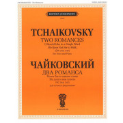J0060 Чайковский П. И. Два романса (ЧС 244, 245): Для голоса с ф-но, издательство 