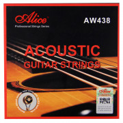 AW438-L Комплект струн для акустической гитары, фосфорная бронза, 12-53, Alice