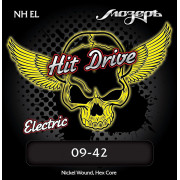 NH-EL Hit Drive Extra Light Комплект струн для электрогитары, 9-42, Мозеръ