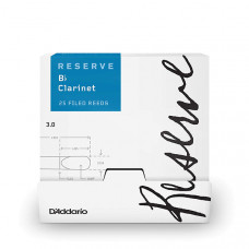 DCR0130-B25 Reserve Трости для кларнета Bb, размер 3.0, 25шт в индивидуальной упаковке, Rico