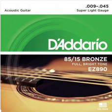 Струны D'Addario American Bronze 85/15 Acoustic 9-45 (EZ890)