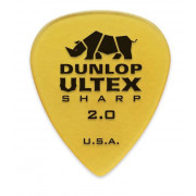 Медиатор Dunlop Ultex Sharp 2.0мм. (433R.2.0)