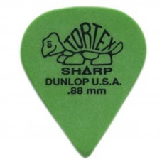 Медиатор Dunlop Tortex Sharp зеленый 0.88мм (412P.88)