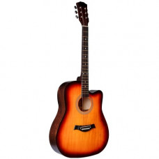 Акустическая гитара Fante, с вырезом 41", цвет санберст (FT-221-3TS) 