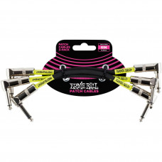 Набор кабелей Ernie Ball, патчи 0.15м, 3шт (6050)  Набор кабелей Ernie Ball, патчи 0.15м, 3шт (6050)