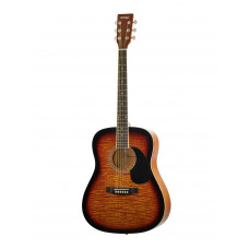 Акустическая гитара Homage 41, цвет тигровый санберст (LF-4110T) 