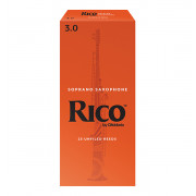 RIA2530 Rico Трости для саксофона сопрано, размер 3.0, 25шт, Rico