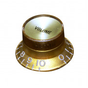 Ручка потенциометра громкости Hosco, под дюймовый шток, золото KG-130VI, 1шт 