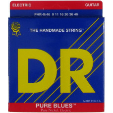 PHR-09/46 Pure Blues Комплект струн для электрогитары, никель, Light-Heavy, 9-46, DR