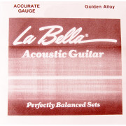 GW048 Golden Alloy Отдельная струна для акустической гитары, 048, бронза, La Bella