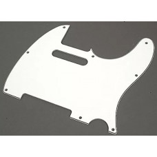 TC-W3P Защитная накладка для электрогитары, белая, Hosco