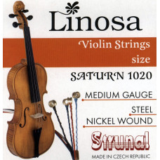 1020-3/4 Saturn Linosa Комплект струн для скрипки 3/4, Strunal