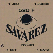 520F Carte Rouge Комплект струн для классической гитары, посеребренные, норм.натяжение, Savarez