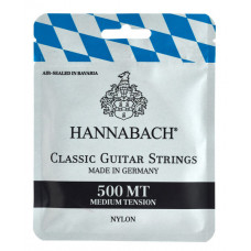 Cтруны Hannabach для классической гитары, посеребренная медь, среднее натяжение (500MT) 
