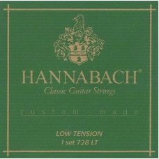 728LTC CARBON Custom Made Комплект струн для классической гитары, карбон/посеребренные, Hannabach