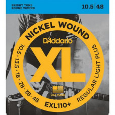 Струны D'Addario Nickel Wound 10,5-48 (EXL110+)