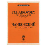J0061 Чайковский П. И. Шесть романсов: Соч. 38 (ЧС 246-251), издательство 