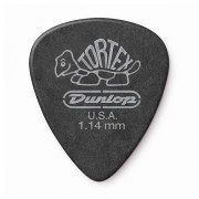 488R1.14 Tortex Pitch Black Standard Медиаторы 72шт, толщина 1,14мм, Dunlop