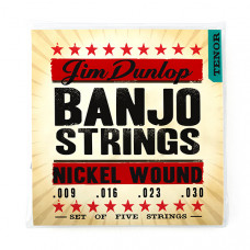 DJN0930 Комплект струн для банджо тенор, никель, 9-30, Dunlop