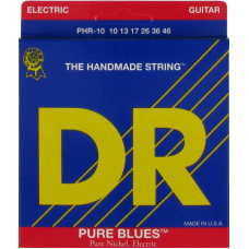 PHR-10 Pure Blues Комплект струн для электрогитары, никель, Medium, 10-46, DR