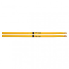 TX5BW-YELLOW 5B Барабанные палочки, желтые, орех гикори, деревянный наконечник, ProMark