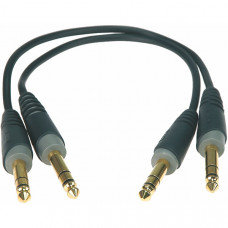 AB-JJ0060 Коммутационный кабель 6.3мм, 60см, 2шт, Klotz