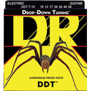 DDT7-10 Drop-Down Tuning Комплект струн для 7-струнной электрогитары, никелированные, 10-56, DR