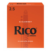 RBA1025 Rico Трости для кларнета Eb, размер 2.5, 10шт, Rico