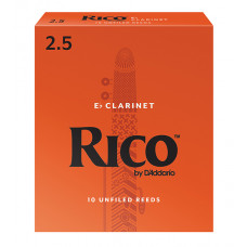 RBA1025 Rico Трости для кларнета Eb, размер 2.5, 10шт, Rico