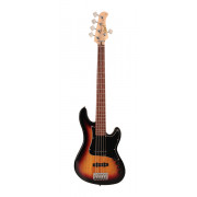 GB35JJ-3TS GB Series Бас-гитара 5-струнная, санберст, Cort