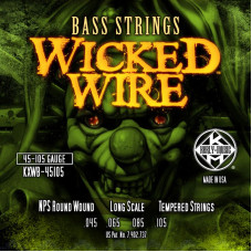 Струны Kerly Wicked Wire Bass NPS Roundwound 45-105(KXWB - 45105)
