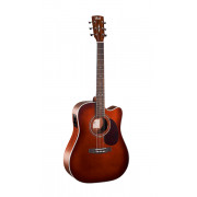 MR500E-BR MR Series Электро-акустическая гитара, с вырезом, коричневая, Cort