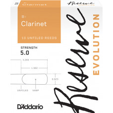 DCE1050 Reserve Evolution Трости для кларнета Bb, размер 5.0, 10шт, Rico