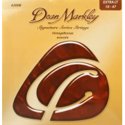 DM2008 Vintage Bronze Комплект струн для акустической гитары, бронза 85/15, 10-47, Dean Markley