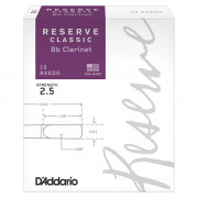 DCT1025 Reserve Classic Трости для кларнета Bb, размер 2.5, 10шт., Rico